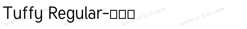 Tuffy Regular字体转换